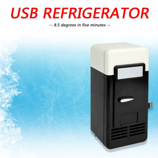 Mini Car Beverage Cooling Fridge Multi-functional Classic Practical Durable 5V Desktop Usb Electric Refrigerator Cooler