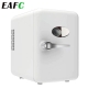 Eafc 4L 6Cans Small Refrigeration Warm Heat Mini Fridge Refrigerator Cosmetics Mask Beverage Dormitory Refrigerators Cooler