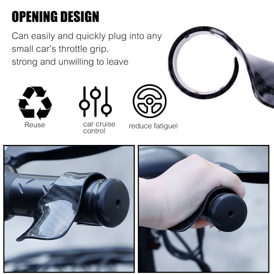 Motorcycle Accelerator Booster Assist Handle Control Grip Throttle Assistant Clip  Thumb Assist Labor Saver Motore Accessories