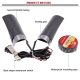 Vr Robot Motorcycle Heated Grips Handlebar With Independent Switch 12V Pet Metal Heating Film Warmer Kit For Motorcycle E-bike