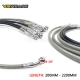 200-2200Mm Motorcycle Hydraulic Brake Hose Line Black Silver Braided Cable 10Mm Banjo Pipe For Suzuki Kawasaki Yamaha Honda Atv