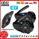 Ejeas Q7 Motorcycle Helmet Headset Intercom Up To 7 Riders Wireless Interphone Bluetooth 5-0 Waterproof Quick7 Handlebar Remote