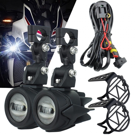 Auxiliary Lights For Bmw Motorcycle 40W 6000K Spot Driving Fog Lamps For Bmw R1200Gs F800Gs F700Gs F650 K1600