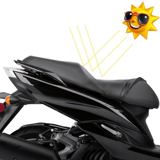 Motorcycle Seat Cover Waterproof Dustproof Rainproof Sunscreen Motorbike Scooter Cushion Seat Cover Protector Cover Lightweight