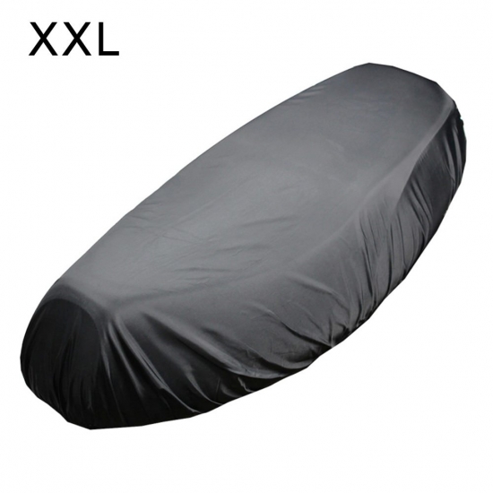 Motorcycle Rainproof Seat Cushion Cover Black Universal Flexible Waterproof Dustproof Motorcycle Protection Saddle Cover Coat