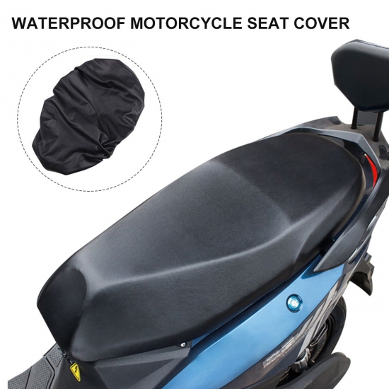 Motorcycle Seat Cover Waterproof Double Side Breathable Weather Resistant Motorbike Cushion Seat Protector Cover Accessories