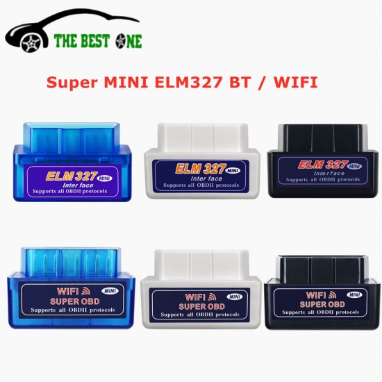 Super Mini Elm327 V2-1 Bluetooth-compatible Obd2 Scanner Wifi Elm 327 V1-5 On Android Ios Car Diagnostic Tool Obd Ii Code Reader