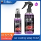 3 In 1 Quick Coating Spray High Protection Car Shield Coating Car Paint Repair Car Exterior Restorer Ceramic Spray Coating Quick