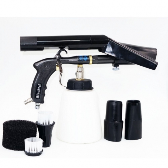 Tornado Air Regulator Bearring Tube Durable Black Tornado Gun Combo Vacuum Adapter 2In1 (1Whole Gun)