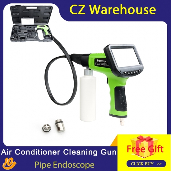 Car Air Conditioner Cleaning Gun Inspection Lcd Display Visual Cleaning Gun Pipe Endoscope Evaporation Box Visible Cleaning Gun