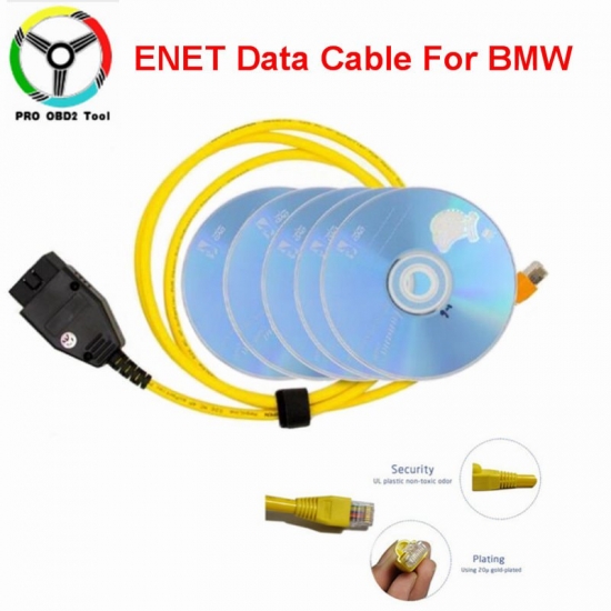 Quality Enet Cable For Bmw F-series Icom Obd2 Coding Diagnostic Cable Ethernet To Data Obdii Coding Hidden Data Tool