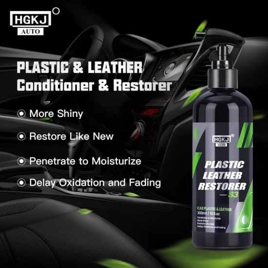 Plastic Renovator For Car Interior Spare Parts Seat Leather Liquid Wax Polish Plastic Restore Cleaner Spray Accessories S3 Hgkj