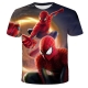 New Spider-man Boys Marvel Print T Shirt Unisex Avengers Tee Clothes Children Cartoon Top For 4 6 8 10 Years Kids Birthday Wear