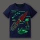Little Maven 2023 New Fashion T-shirt Summer Luminous Cotton Causal Clothes Lovely Tops For Kids 2-7 Year