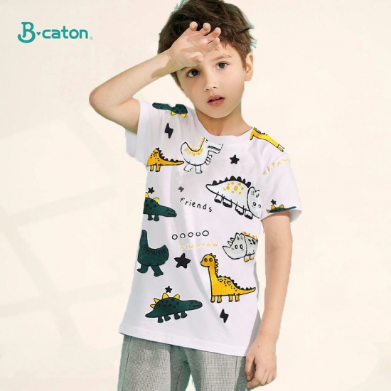 Children Clothes T-shirt  Kids Clothes Boys Girls  Breathable Summer Cartoon Tops Short Sleeve Clothes 100% Cotton  Kids Outfits