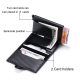 Id Credit Bank Card Holder Wallet Luxury Brand Men Anti Rfid Blocking Protected Magic Leather Slim Mini Small  Wallets Case