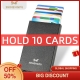 Kemy Rfid Credit Card Holder Slim Thin Pop Up Smart Wallets Men Women Business Bank Cardholder Aluminum Metal Card Pocket Case