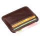 New Arrival Thin Vintage Men-amp;#39;S Genuine Leather Small Wallet Slim Credit Card Holder  Bag Id Card Case Mini Purse For Male
