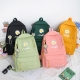 4Pcs-Set Preppy Style Daisy Print Backpacks Canvas School Rucksack Teenager Girls Travel Mochila Shoulder Bags Students Clutches