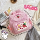 Japanese Schlool Bags Backpack Kids Cute Soft Girl Sweet Lovely Embroidered Fruit Strawberry Lace Girl Student Schoolbag Girl