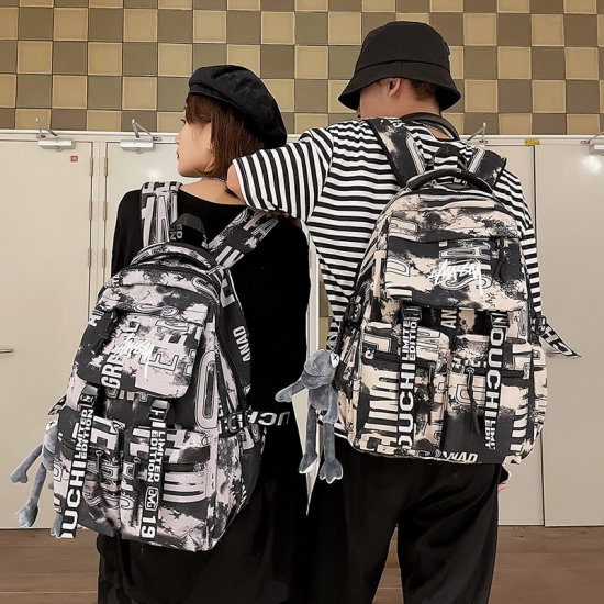 Fengdong Fashion School Backpack For Teenage Boys Cool Schoolbag Waterproof Lightweight Travel Backpack College Large Bookbag