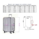 Pvc Clear Luggage Protectors Cover Suitcase Fits Most For 20-amp;Quot; To 30-amp;Quot; Jy20 21