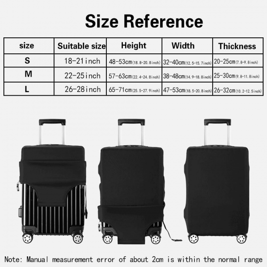 Luggage Case Suitcase Protective Cover Pink Flower Letter Name Pattern Travel Elastic Luggage Dust Cover Apply 18-28 Suitcase