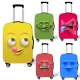 Funny Expression  Printed Suitcase Cover Ladies Travel Out Elastic Luggage Protective Cover Dust Cover Luggage Case