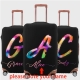Custom Name Luggage Cover Accessory Elastic Bag Luggage Cover 26 English Color Letter Printed For 18-32 Inch Suitcase Dust Cover