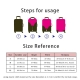 Bear Doll  Pattern Luggage Cover Elastic Protective Cover Removeable Protective Cover Dust-proof Suitable For 18-32 Inch Luggage