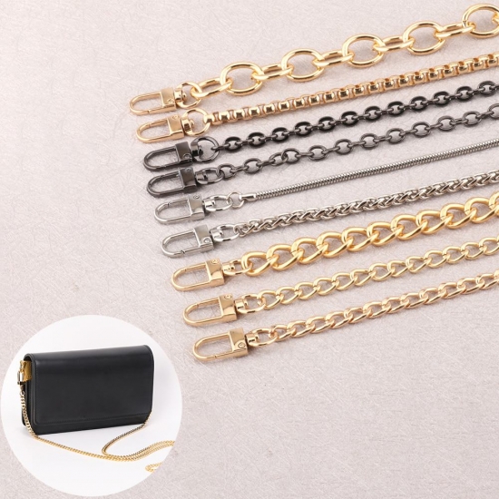 Multicolor Bag Chain Accessories Gold Women-amp;#39;S Shoulder Bag Chain Metal Bag Chain Strap Crossbody Bag Parts Belt Chain For Bags