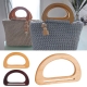 D Shape Bag Handles Diy Replacement Handbag Tote Handles Purse Bags Bag Straps Wooden Bag Handle Accessories