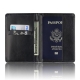 Casual Pu Leather Passport Covers Travel Accessories Id Bank Credit Card Bag Men Women Passport Fashion Leather Passport Holder