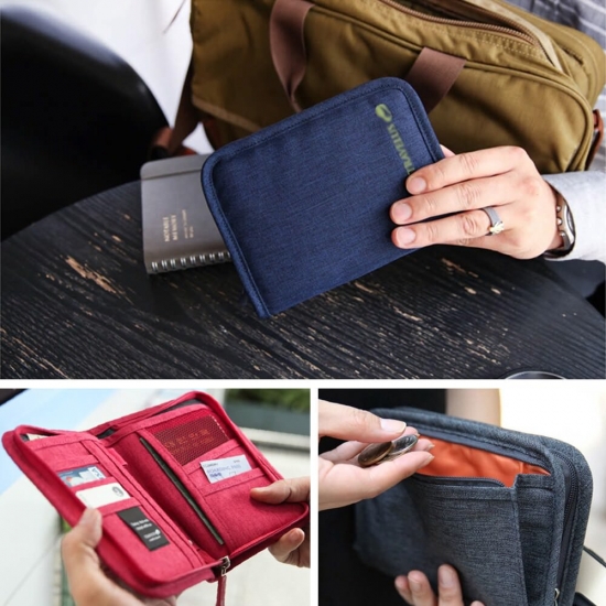 Travel Multi-function Passport Bag Document Credit Card Passport Cover Wallets Travel Accessories Card Holder Bank Card Case