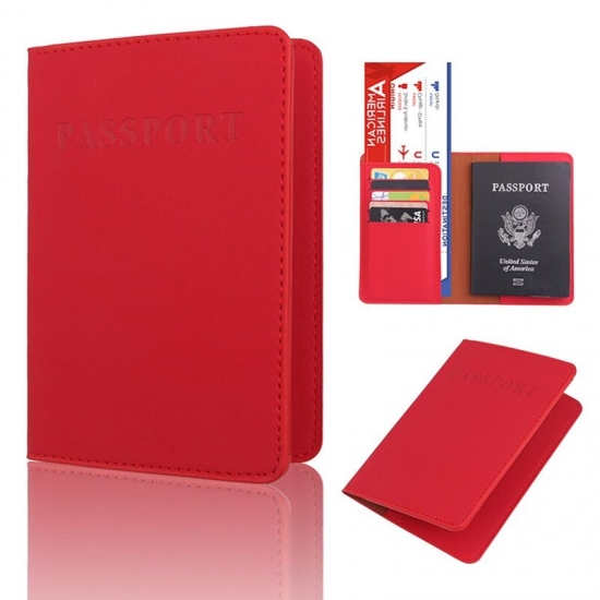 New Travel Pu Leather Passport Cover Women Russia Passport Holder Organizer Travel Accessories Holder Bag