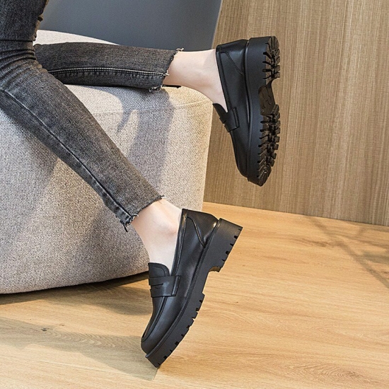 Morazora 2023 Brand Fashion Genuine Leather Shoes Woman Thick Sole Platform Shoes Spring Summer Ladies Office Casual Shoes