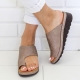 Women Sandals Casual Flip-flops Summer Shoes Woman Wedges Sandals Platform Heels Sandalias Mujer Big Toe Foot Correction Shoes