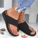 Women Sandals Casual Flip-flops Summer Shoes Woman Wedges Sandals Platform Heels Sandalias Mujer Big Toe Foot Correction Shoes