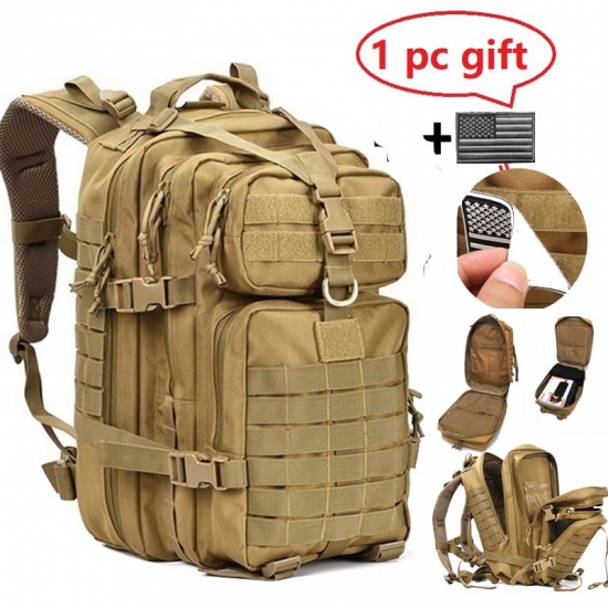 30L-50L 1000D Nylon Waterproof Backpack Outdoor Military Rucksacks Tactical Sports Camping Hiking Trekking Fishing Hunting Bag