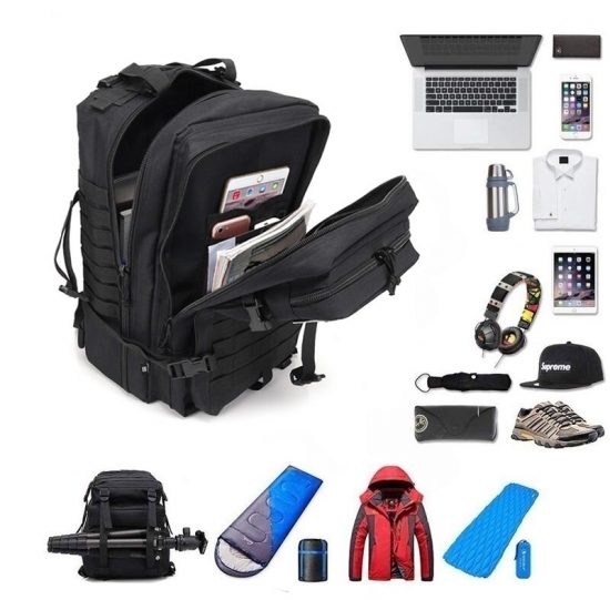 Lawaia Tactical Backpack 50L 1000D Nylon Waterproof Backpack Outdoor Military Rucksacks Hunting Backpack Sports Camping Hiking