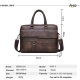 Jeep Buluo Brand Man Business Briefcase Bag Split Leather High Quality Men Office Bags For 14 Inch Laptop A4 File Causel Male