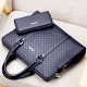 New Double Layers Men-amp;#39;S Leather Business Briefcase Casual Man Shoulder Bag Messenger Bag Male Laptops Handbags Men Travel Bags