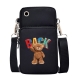 Women Mobile Phone For Samsung Galaxy S22 S22 Plus S22 Waterproof Female Messenger Bag Purse Wild Mini Bear Series Wrist Pack