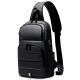 Male Chest Bag Travel Crossbody Bags For Fashion Shoulder Bags High Capacity Usb Charging Messenger Bag Oxford Sports Sling Bag