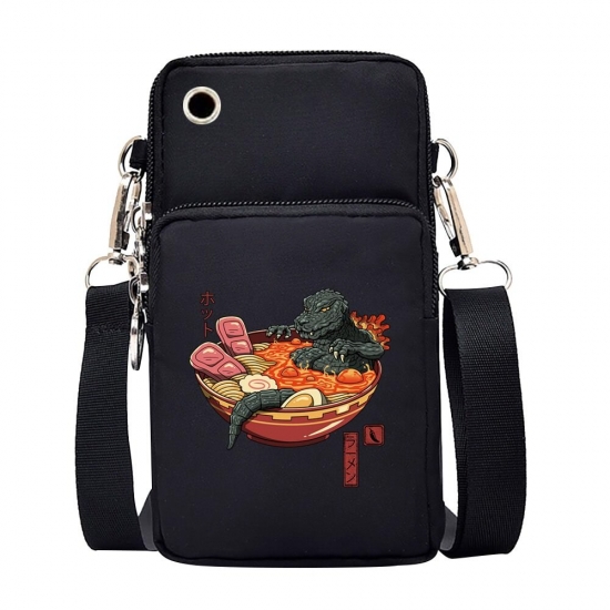 Women Mini Mobile Phone Bag Wallet Coin Purse Wild For Huawei Xiaomi Samsung Iphone Japan Print Waterproof Female Messenger Bag