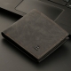 New Retro Men Leather Wallets Small  Purses Design Dollar Price Top Men Thin Wallet With Coin Bag Zipper
