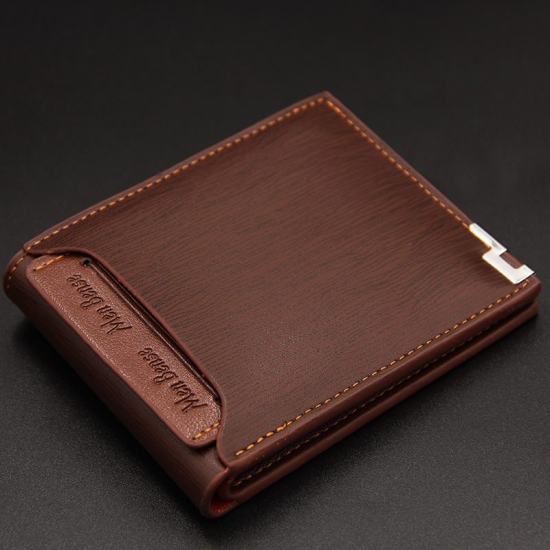 New Men-amp;#39;S Wallet Short Multi-function Fashion Casual Draw Card Wallet Card Holders For Men Cardholder Bags With