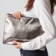 Fashion Women Clutches Oversized Pu Leather Envelope Clutch Bag Solid Large Purse Shiny Evening Party Bags