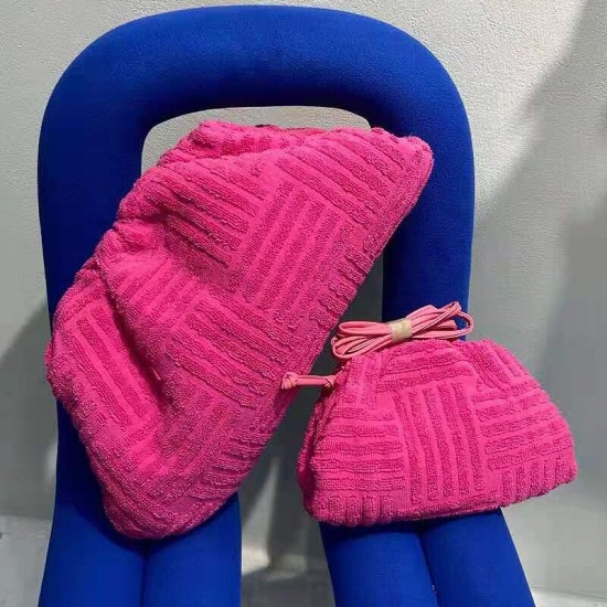 Women-amp;#39;S Clutch Bag Luxury Ladies Handbags Designer Noble Shoulder Bag Fashion Pink Towel Canvas Hobos Crossbody Bags