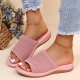 Sandals Women Elastic Force Summer Shoes Women Flat Sandals Casual Indoor Outdoor Slipper Summer Sandals For Beach Zapatos Mujer